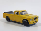 2011 Hot Wheels '63 Studebaker Champ Truck Yellow Die Cast Toy Classic Car Vehicle With Good Year Eagle Tires