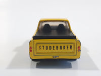 2011 Hot Wheels '63 Studebaker Champ Truck Yellow Die Cast Toy Classic Car Vehicle With Good Year Eagle Tires