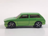 2011 Hot Wheels Volkswagen Brasilia Green Die Cast Toy Car Vehicle