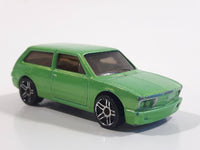 2011 Hot Wheels Volkswagen Brasilia Green Die Cast Toy Car Vehicle