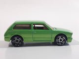 2011 Hot Wheels Volkswagen Brasilia Green Die Cast Toy Car Vehicle