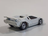 1988 Hot Wheels Speed Fleet Lamborghini Countach White Die Cast Toy Exotic Luxury Car Vehicle