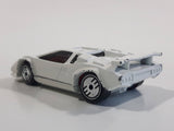 1988 Hot Wheels Speed Fleet Lamborghini Countach White Die Cast Toy Exotic Luxury Car Vehicle