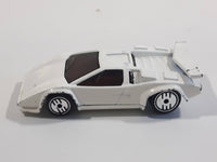 1988 Hot Wheels Speed Fleet Lamborghini Countach White Die Cast Toy Exotic Luxury Car Vehicle