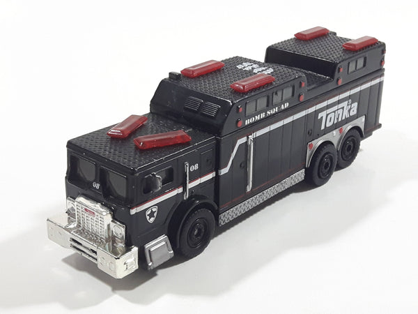 Tonka Hasbro Funrise Rescue Rig Bomb Squad 08 Black Plastic Body Die Cast Toy Car Vehicle