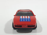 1987 Hot Wheels The Hot Ones Pontiac Fiero 2M4 Red Die Cast Toy Sports Car Vehicle - GHO