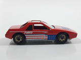 1987 Hot Wheels The Hot Ones Pontiac Fiero 2M4 Red Die Cast Toy Sports Car Vehicle - GHO