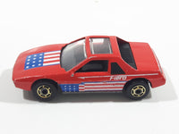 1987 Hot Wheels The Hot Ones Pontiac Fiero 2M4 Red Die Cast Toy Sports Car Vehicle - GHO