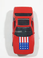 1987 Hot Wheels The Hot Ones Pontiac Fiero 2M4 Red Die Cast Toy Sports Car Vehicle - GHO