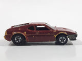 1989 Hot Wheels Color Racers II Wind Splitter Dark Red Burgundy Die Cast Toy Car Vehicle