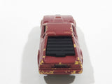 1989 Hot Wheels Color Racers II Wind Splitter Dark Red Burgundy Die Cast Toy Car Vehicle