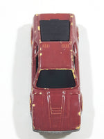 1989 Hot Wheels Color Racers II Wind Splitter Dark Red Burgundy Die Cast Toy Car Vehicle