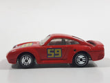 1990 Hot Wheels Ultra Hots Porsche 959 Red #59 Die Cast Toy Race Car Vehicle