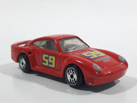 1990 Hot Wheels Ultra Hots Porsche 959 Red #59 Die Cast Toy Race Car Vehicle