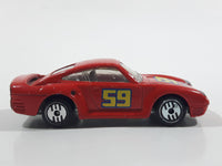 1990 Hot Wheels Ultra Hots Porsche 959 Red #59 Die Cast Toy Race Car Vehicle