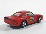 1990 Hot Wheels Ultra Hots Porsche 959 Red #59 Die Cast Toy Race Car Vehicle