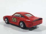 1990 Hot Wheels Ultra Hots Porsche 959 Red #59 Die Cast Toy Race Car Vehicle