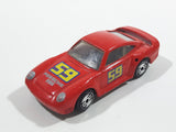 1990 Hot Wheels Ultra Hots Porsche 959 Red #59 Die Cast Toy Race Car Vehicle