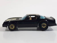 Rare Vintage 1982 Hot Wheels Hot Ones Hot Bird Black Yellow Die Cast Toy Car Vehicle - Gold Wheels