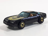 Rare Vintage 1982 Hot Wheels Hot Ones Hot Bird Black Yellow Die Cast Toy Car Vehicle - Gold Wheels