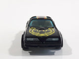 Rare Vintage 1982 Hot Wheels Hot Ones Hot Bird Black Yellow Die Cast Toy Car Vehicle - Gold Wheels