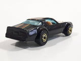 Rare Vintage 1982 Hot Wheels Hot Ones Hot Bird Black Yellow Die Cast Toy Car Vehicle - Gold Wheels