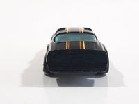 Rare Vintage 1982 Hot Wheels Hot Ones Hot Bird Black Yellow Die Cast Toy Car Vehicle - Gold Wheels