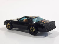 Rare Vintage 1982 Hot Wheels Hot Ones Hot Bird Black Yellow Die Cast Toy Car Vehicle - Gold Wheels