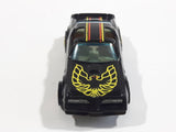 Rare Vintage 1982 Hot Wheels Hot Ones Hot Bird Black Yellow Die Cast Toy Car Vehicle - Gold Wheels