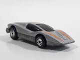 1985 Hot Wheels Large Charge Silver Bullet Metallic Silver Die Cast Toy Car Vehicle