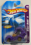 2007 Hot Wheels Street Beast II Rodzilla Metalflake Purple Die Cast Toy Car Vehicle - New in Package