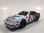 1992 Road Champs NASCAR #6 Mark Martin Valvoline Ford Thunderbird 1:43 Scale White Red Blue Die Cast Toy Race Car Vehicle