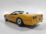 Majorette 1987 Corvette Official Pace Car 70th Indianapolis 500 1:24 Scale Yellow Die Cast Toy Car Vehicle with Opening Doors and Hood