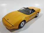 Majorette 1987 Corvette Official Pace Car 70th Indianapolis 500 1:24 Scale Yellow Die Cast Toy Car Vehicle with Opening Doors and Hood