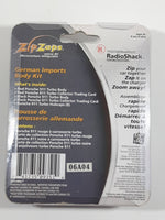 Radio Shack Zip Zaps Micro RC German Imports Body Kit Porsche 911 Black and Red with Rims New In Package