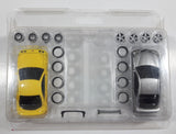 Rare Radio Shack Zip Zaps Micro RC Super Street Body Kit Acura Integra Type R Yellow and Acura RSX Silver with Rims and Tires Previously Opened