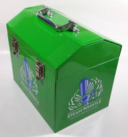 Drink Steam Whistle Pilsner Canada's Pilsner Beer Bright Green Metal Lunch Box