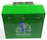 Drink Steam Whistle Pilsner Canada's Pilsner Beer Bright Green Metal Lunch Box