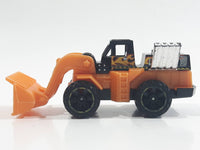 2013 Hot Wheels HW City City Works CAT Wheel Loader Orange and Black Die Cast Toy Construction Vehicle