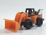 2013 Hot Wheels HW City City Works CAT Wheel Loader Orange and Black Die Cast Toy Construction Vehicle