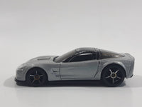 2008 Hot Wheels '09 Corvette ZR1 Metallic Grey Silver Die Cast Toy Car Vehicle