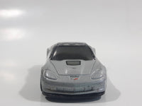 2008 Hot Wheels '09 Corvette ZR1 Metallic Grey Silver Die Cast Toy Car Vehicle