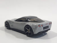 2008 Hot Wheels '09 Corvette ZR1 Metallic Grey Silver Die Cast Toy Car Vehicle