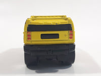 2004 Hot Wheels First Editions Blings Hummer H2 Yellow Die Cast Toy Car Vehicle