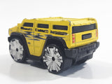 2004 Hot Wheels First Editions Blings Hummer H2 Yellow Die Cast Toy Car Vehicle