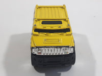 2004 Hot Wheels First Editions Blings Hummer H2 Yellow Die Cast Toy Car Vehicle