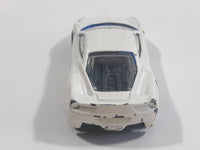 2012 Hot Wheels HW All Stars Ferrari 458 Italia White Die Cast Toy Luxury Sports Car Vehicle