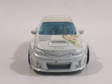 2013 Hot Wheels Night Burnerz Subaru WRX STI White Die Cast Toy Car Vehicle