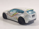 2013 Hot Wheels Night Burnerz Subaru WRX STI White Die Cast Toy Car Vehicle