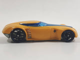 2012 Hot Wheels Light Speeders Covelight Yellow Die Cast Toy Car Vehicle